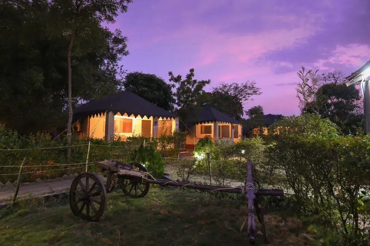 Camp Serai Tiger Resort, main view