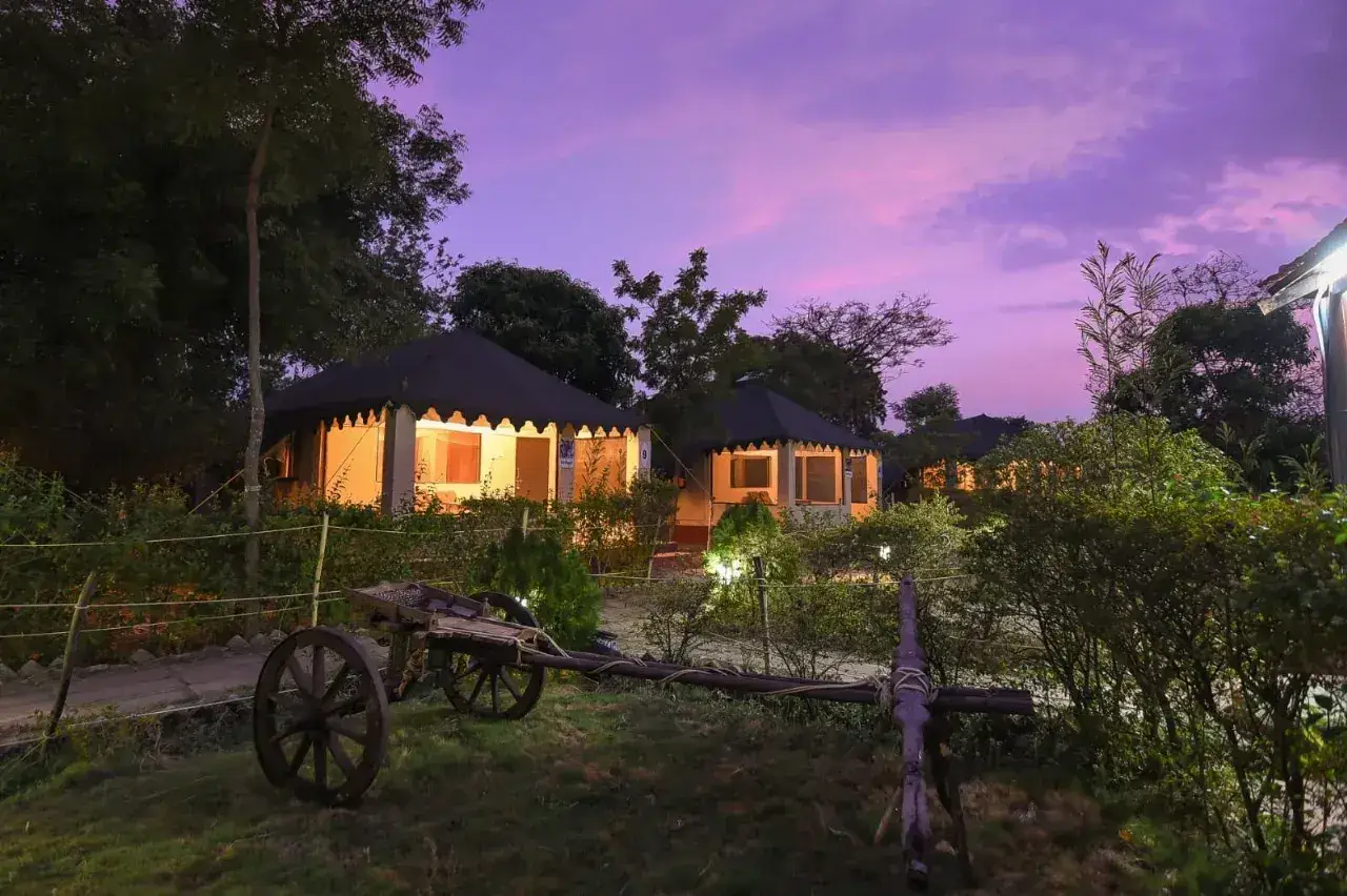 Camp Serai Tiger Resort, main view