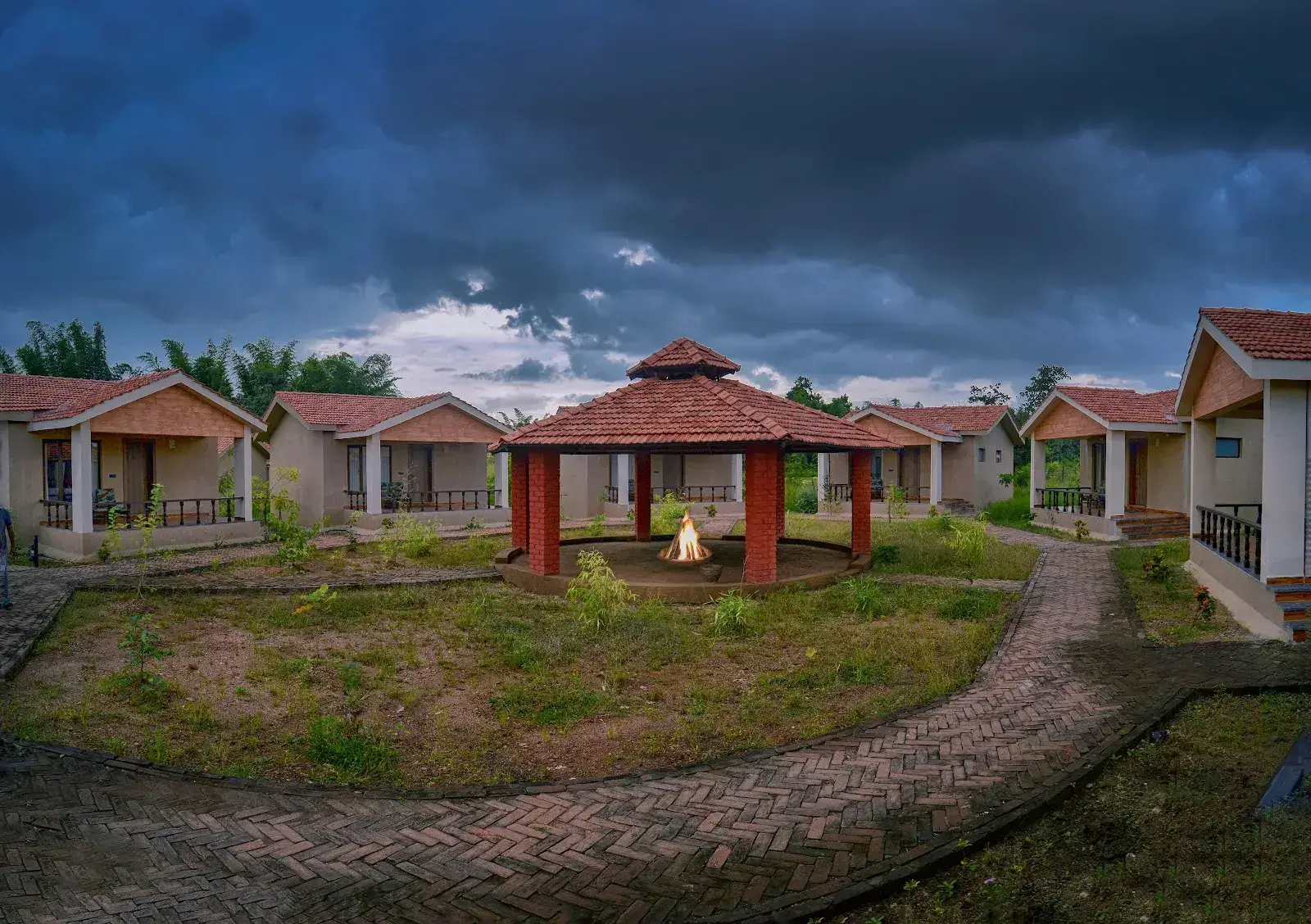 Aranyak Resort Kanha, main view