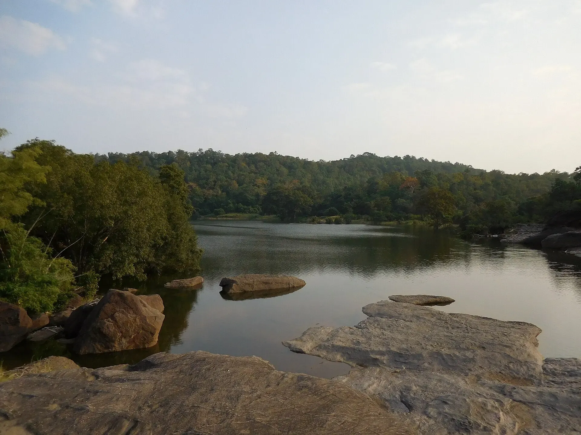 Denwa river backwaters at Satpura Tiger Reserve