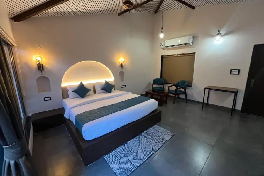 Deluxe cottage with a private plunge pool at a resort near Pench’s Turia gate (photo 5)