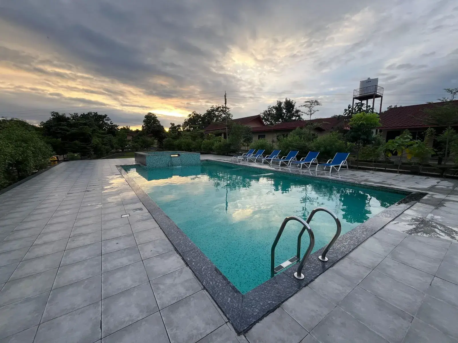 Resort pool near Turia