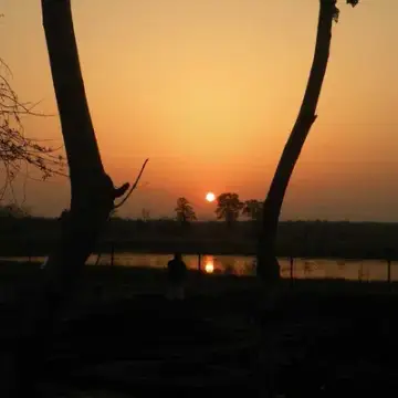 Sunset by the Lake